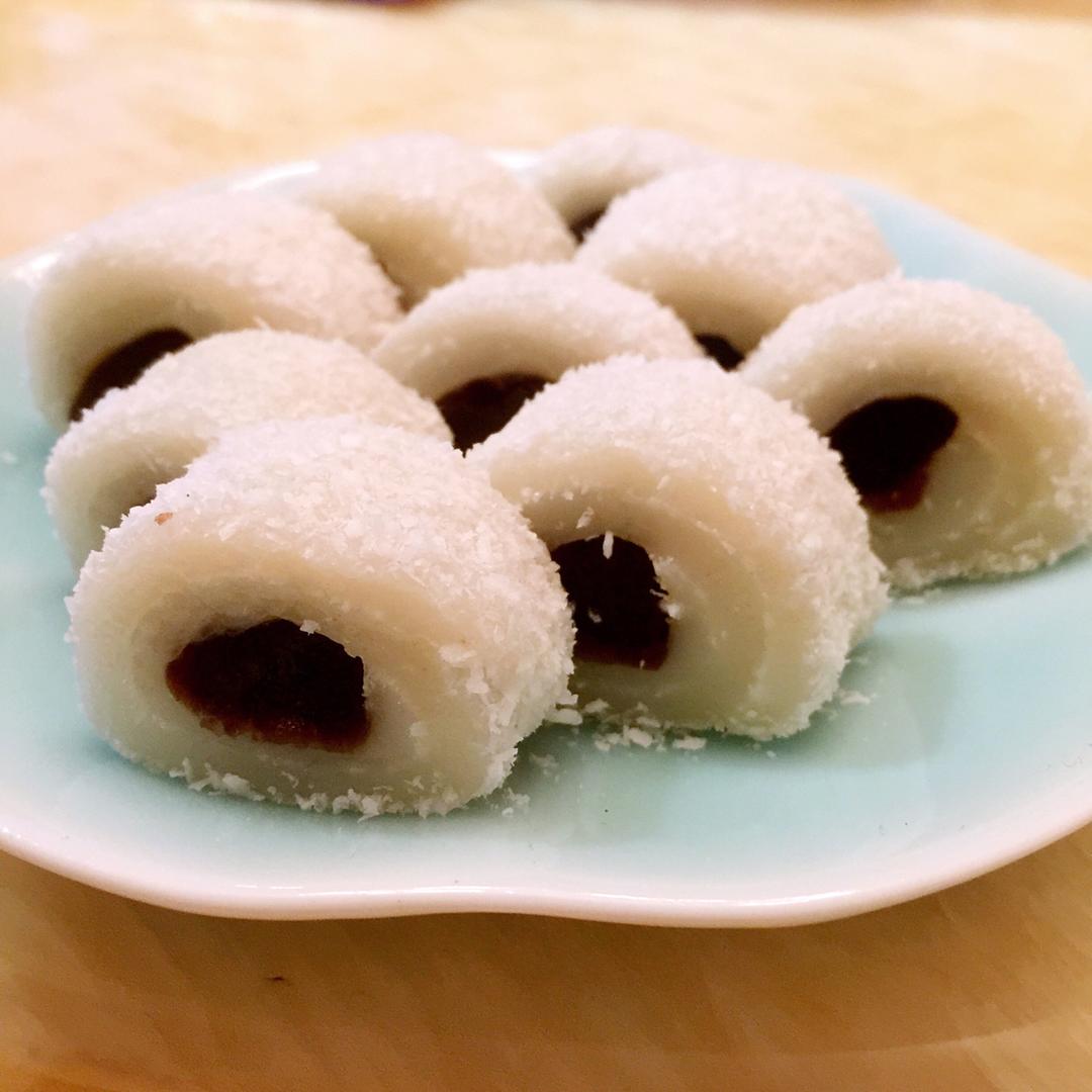 豆沙糯米卷