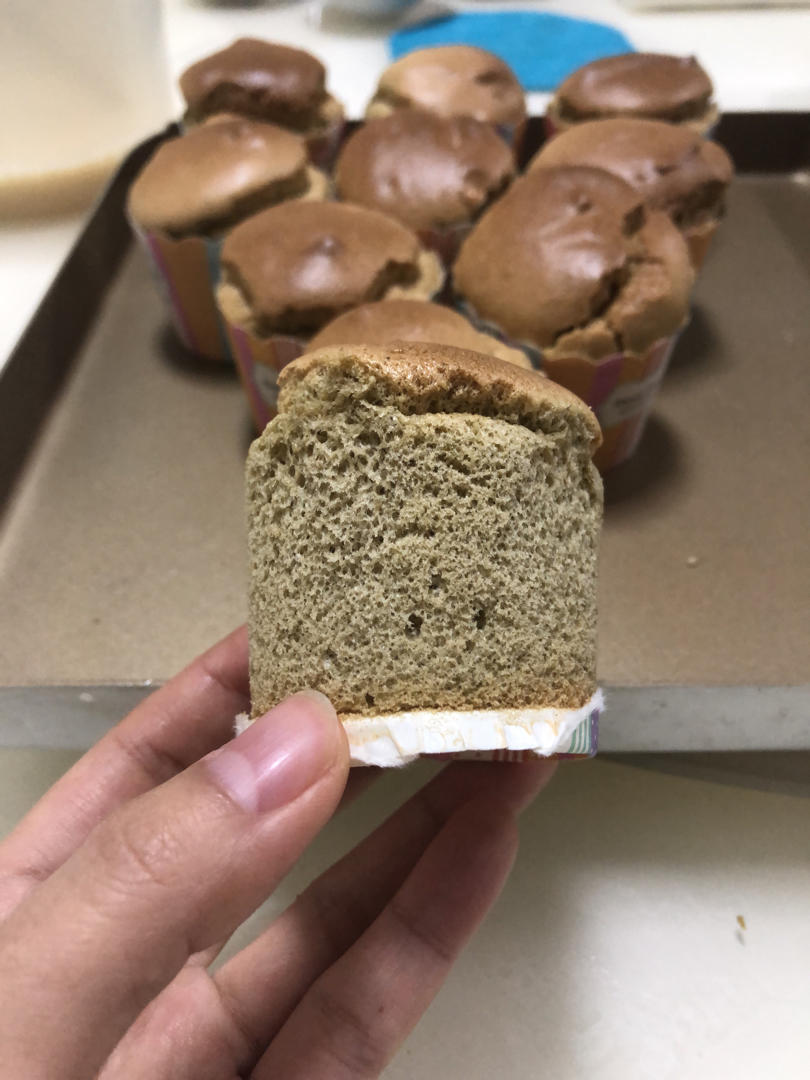 纸杯蛋糕 8寸戚风蛋糕的量