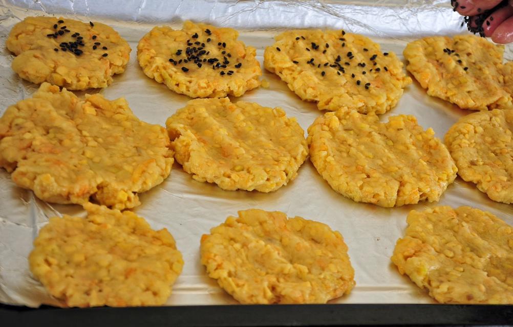 南瓜丁丁桃酥饼干