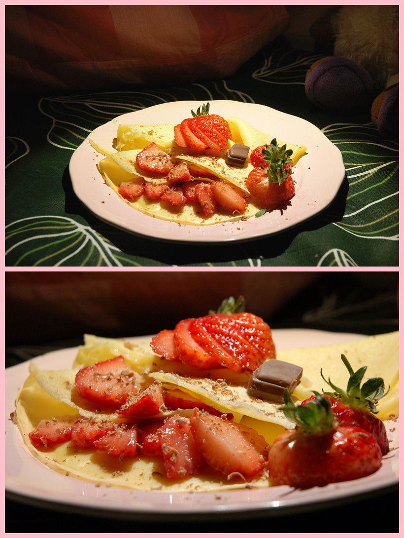 【曼食慢语】法式可丽饼配鲜莓果