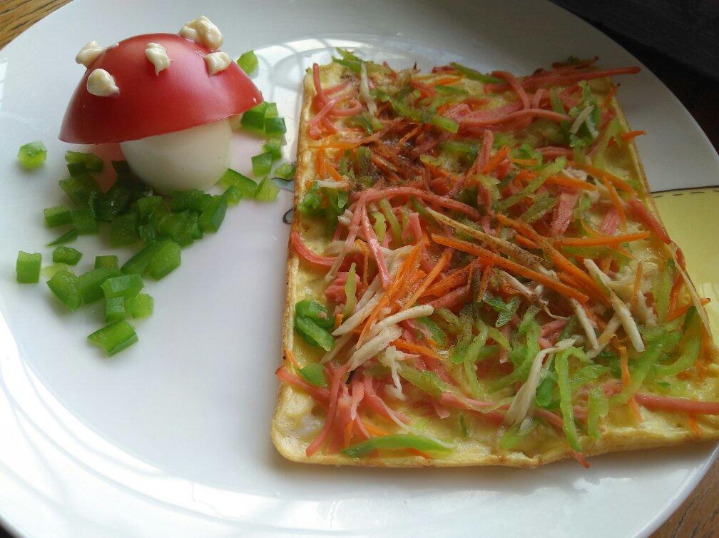 披萨蛋（快速早餐）