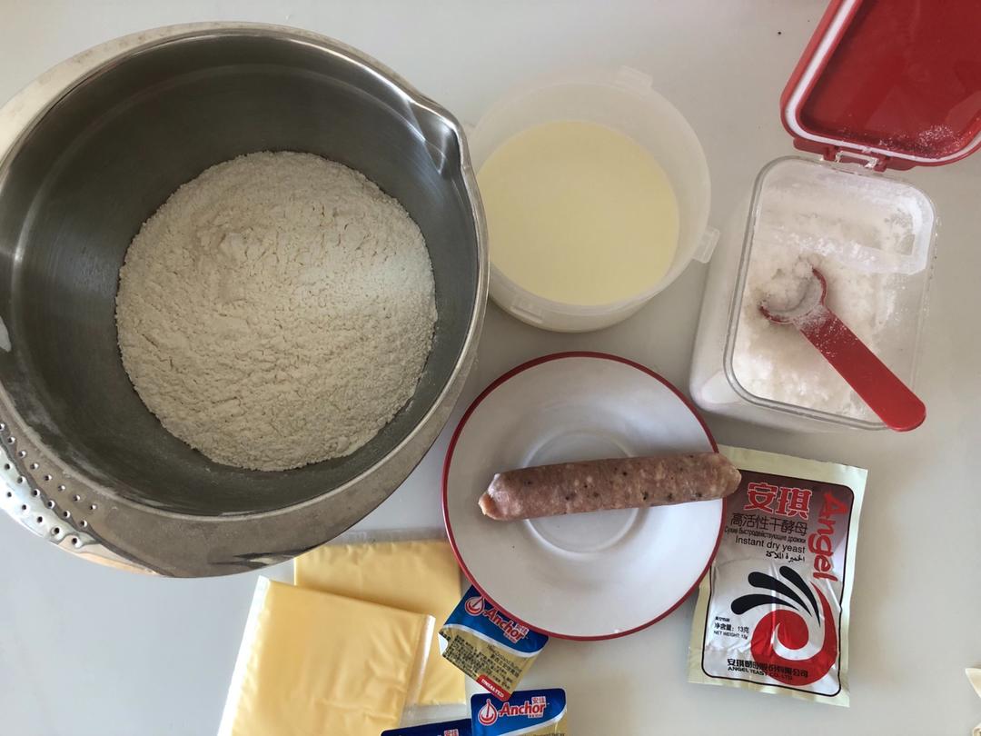 纯奶手撕吐司的做法 步骤1