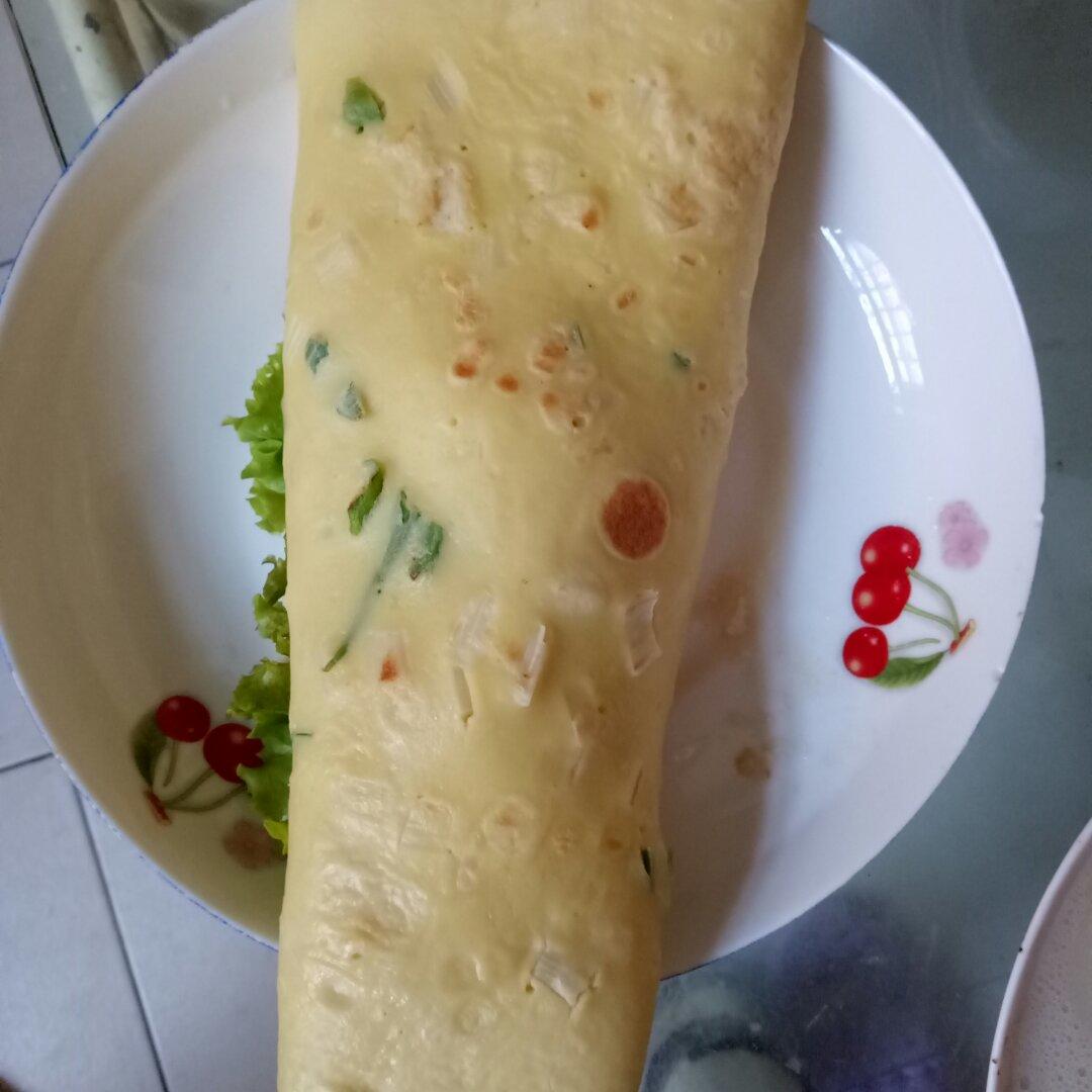 【鸡蛋卷饼】