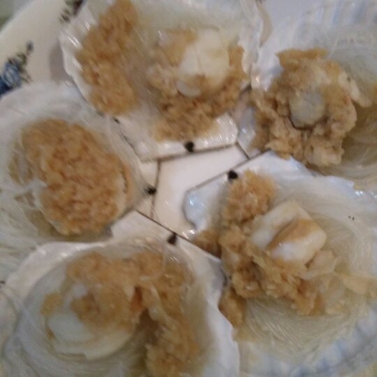 蒜蓉粉丝蒸扇贝