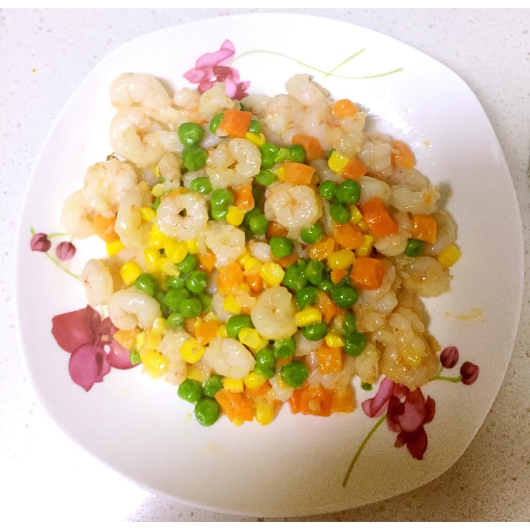 三色虾仁