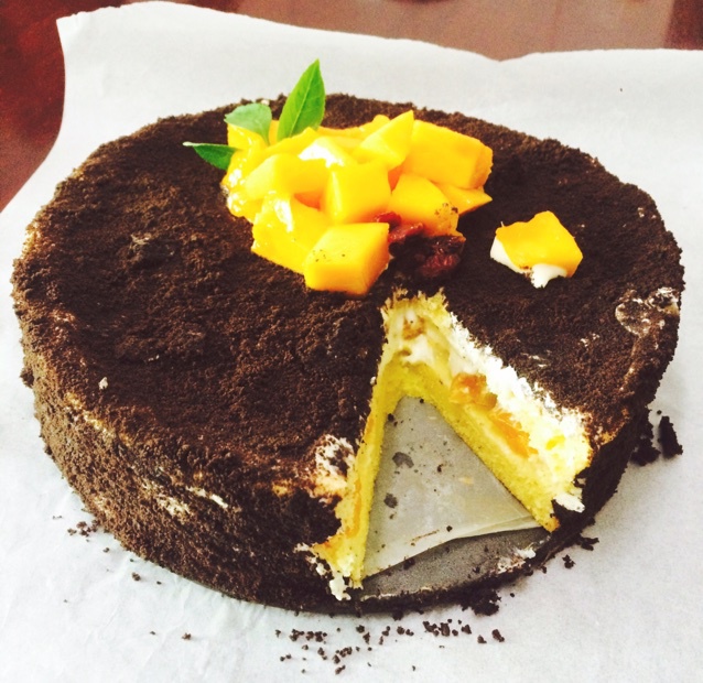 奥利奥水果奶油蛋糕