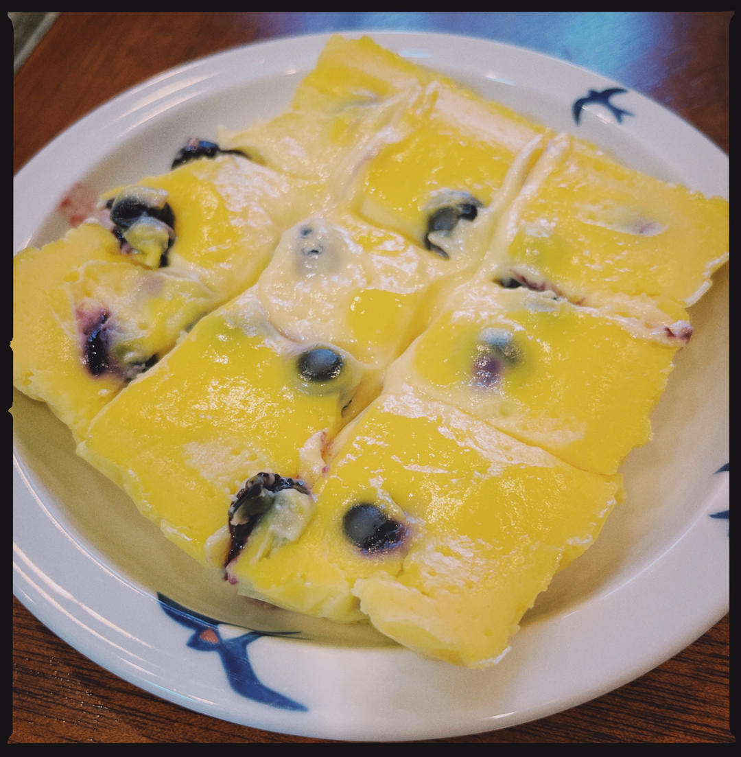 蓝莓酸奶糕（超级简单）