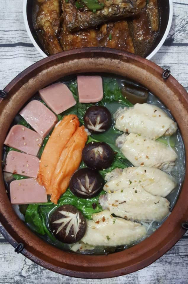鸡翅清汤火锅&莲藕金平【昨日的美食】