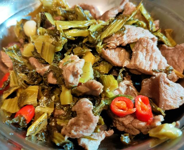 酸菜炒牛肉的做法