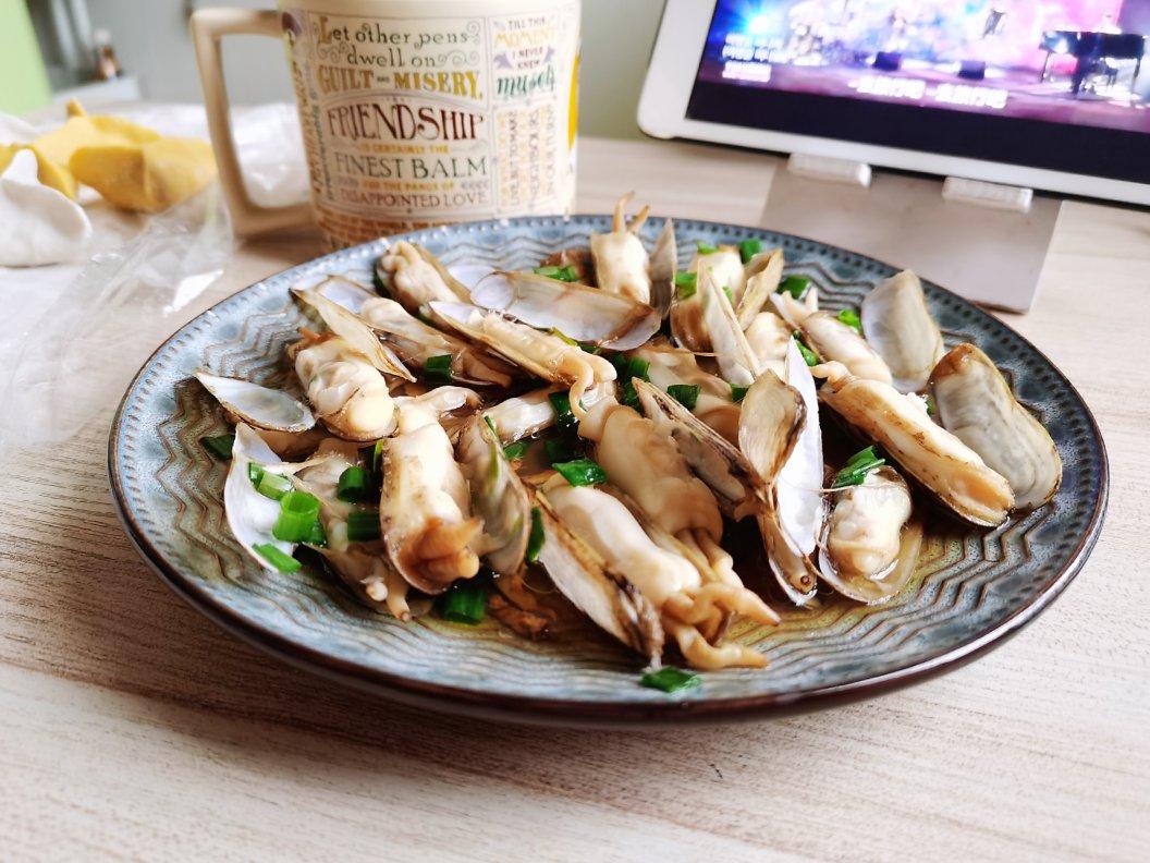 葱油蛏子