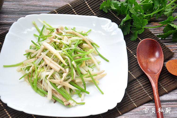 芫爆杏鲍菇的做法