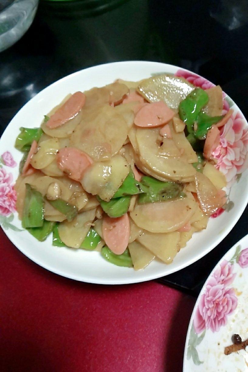 家常炒土豆片