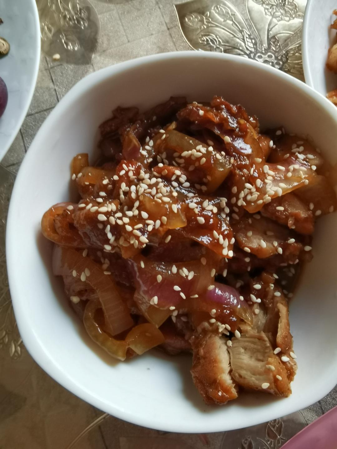 照烧鸡腿饭
