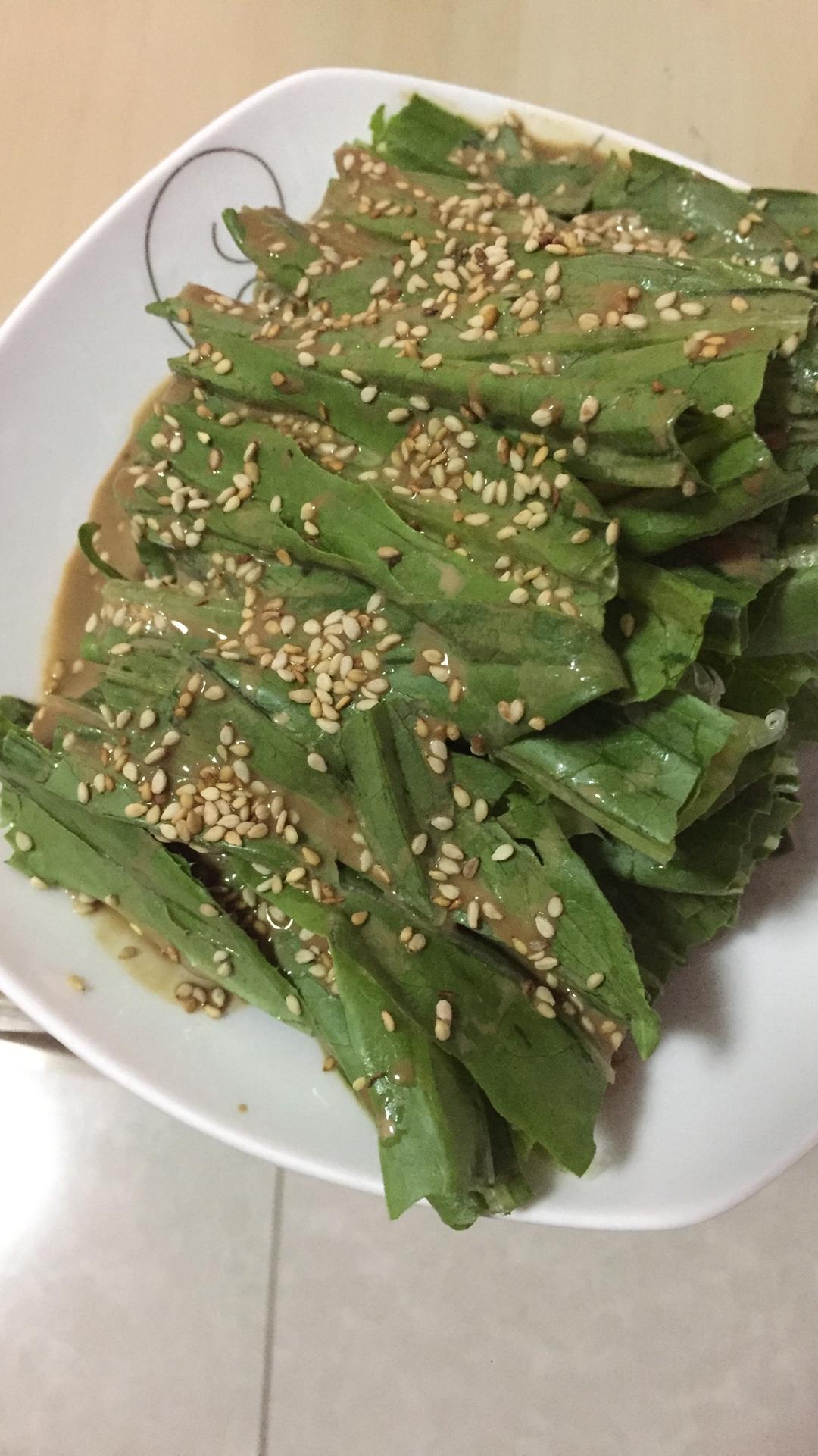 麻酱油麦菜