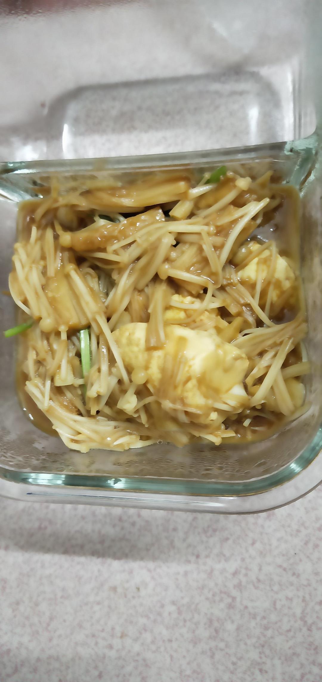 超级下饭菜--金针菇日本豆腐