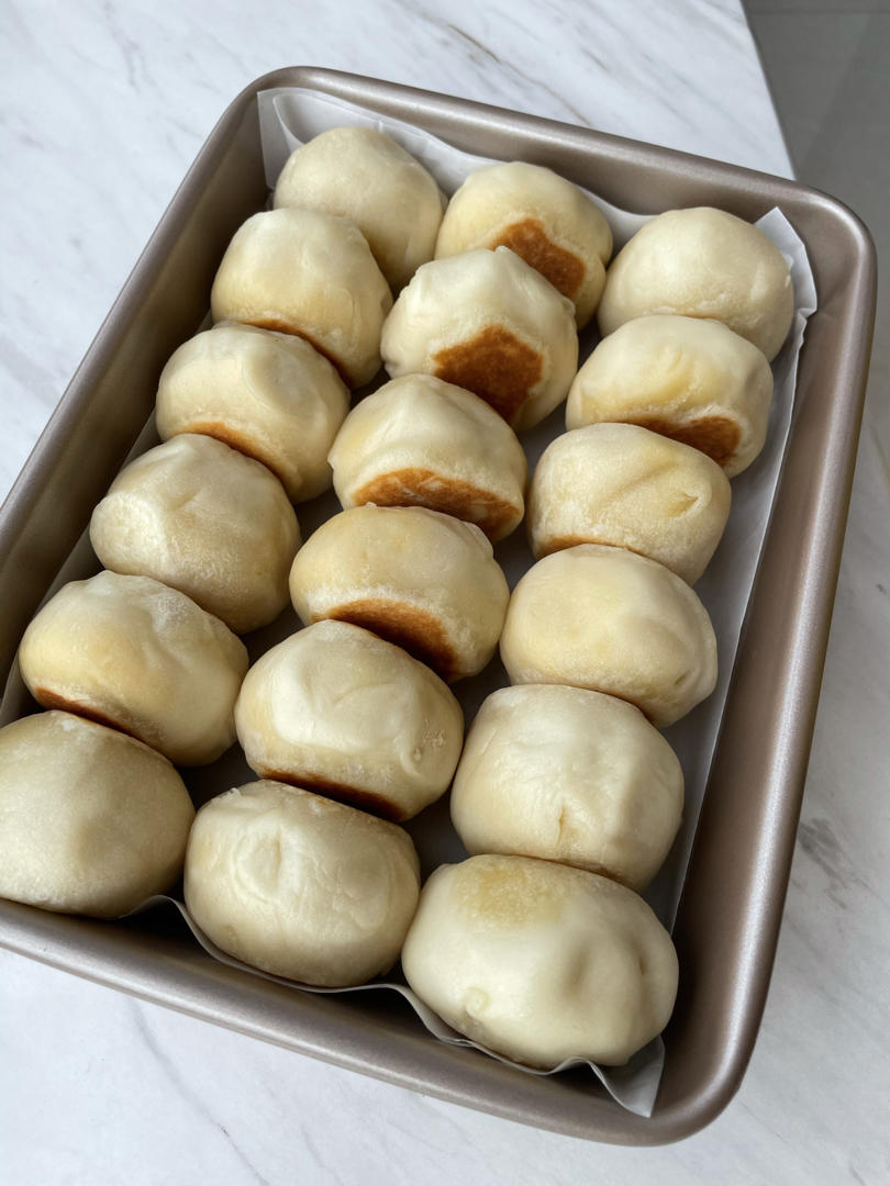 软皮绿豆饼｜软糯香甜｜无需开酥｜无需烤箱