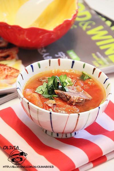 番茄牛肉羹的做法