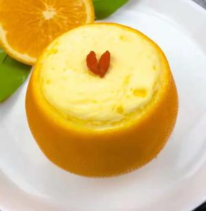 甜橙蒸蛋的做法 步骤7