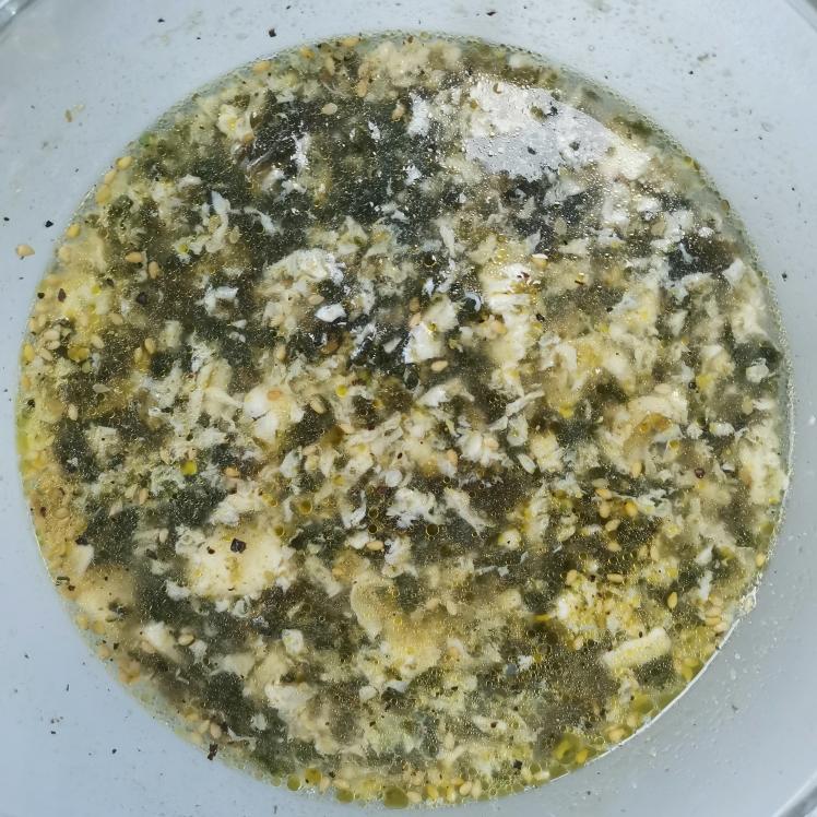 微波炉紫菜蛋花汤