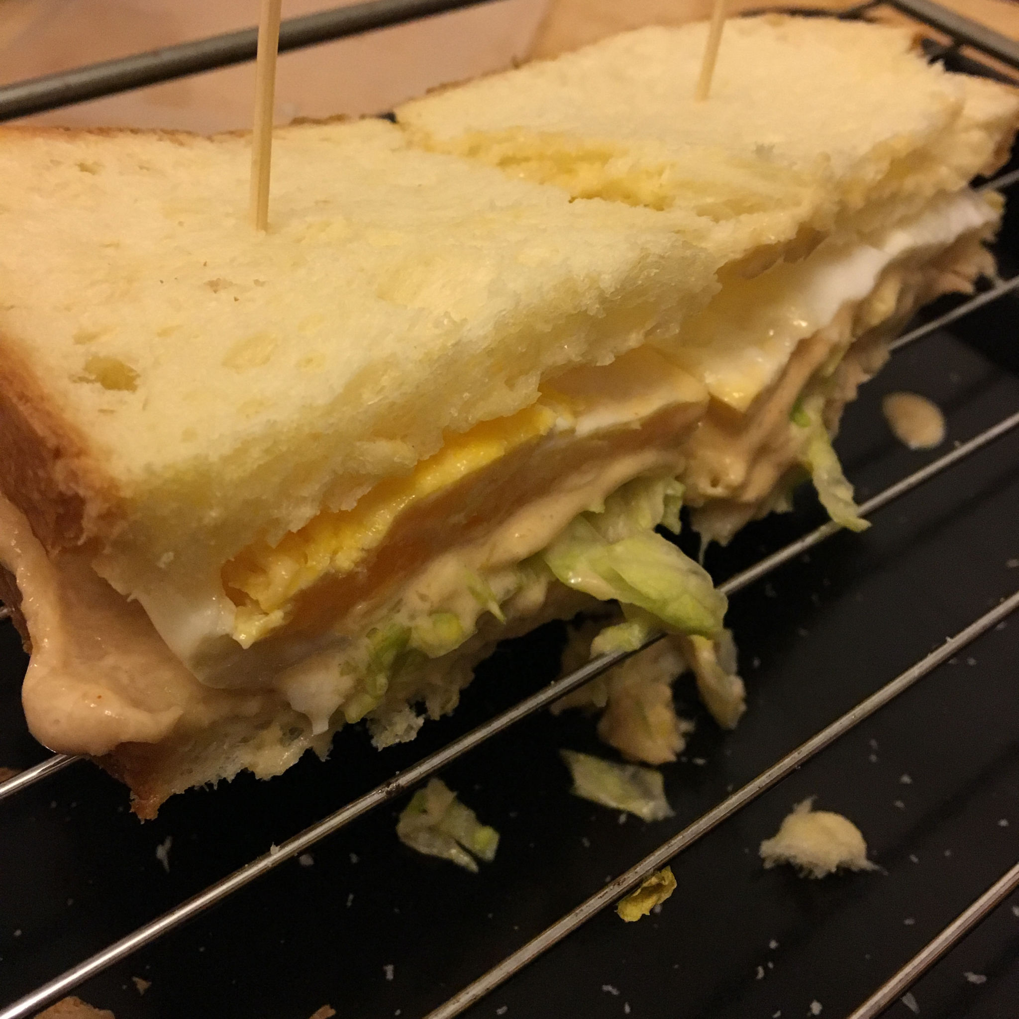 （元气早餐）鸡蛋吞拿鱼三明治