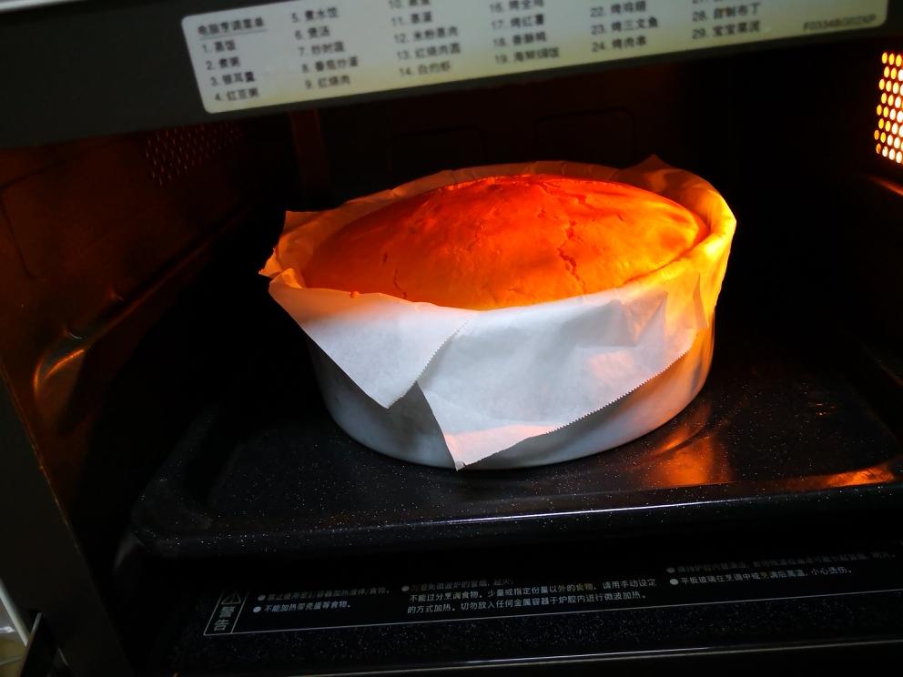 戚风蛋糕8寸（松下微波烤箱一体机）