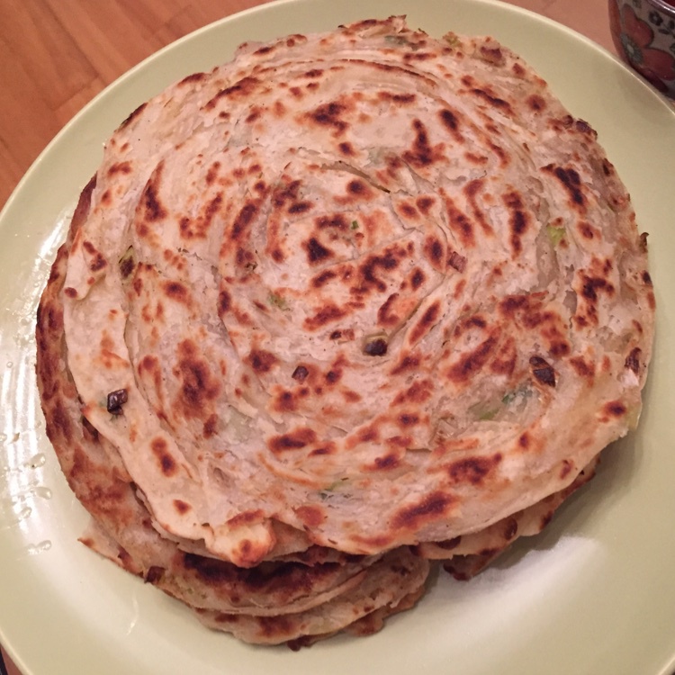 自制葱油饼