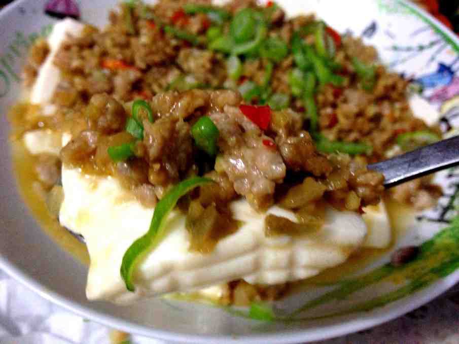 肉末蒸豆腐