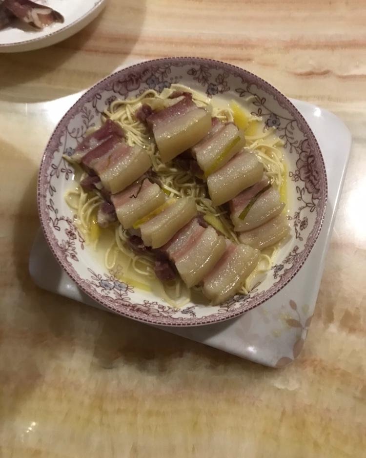 huiyung做的千张蒸咸肉