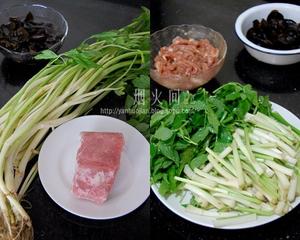 水芹菜炒肉丝的做法 步骤1