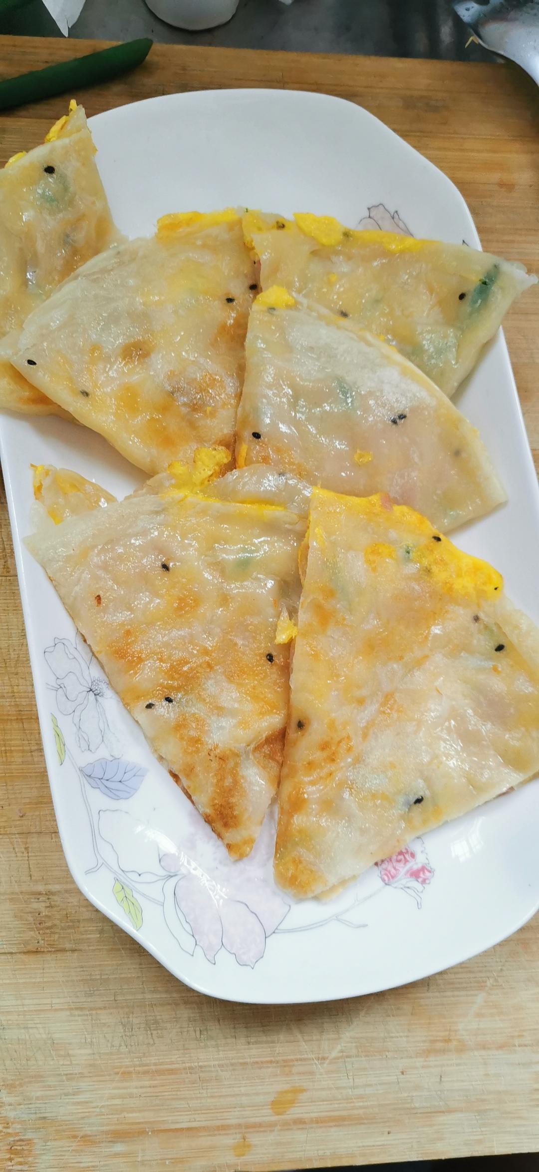 🔥营养又简单的鸡蛋饼，上班族的福音❗️