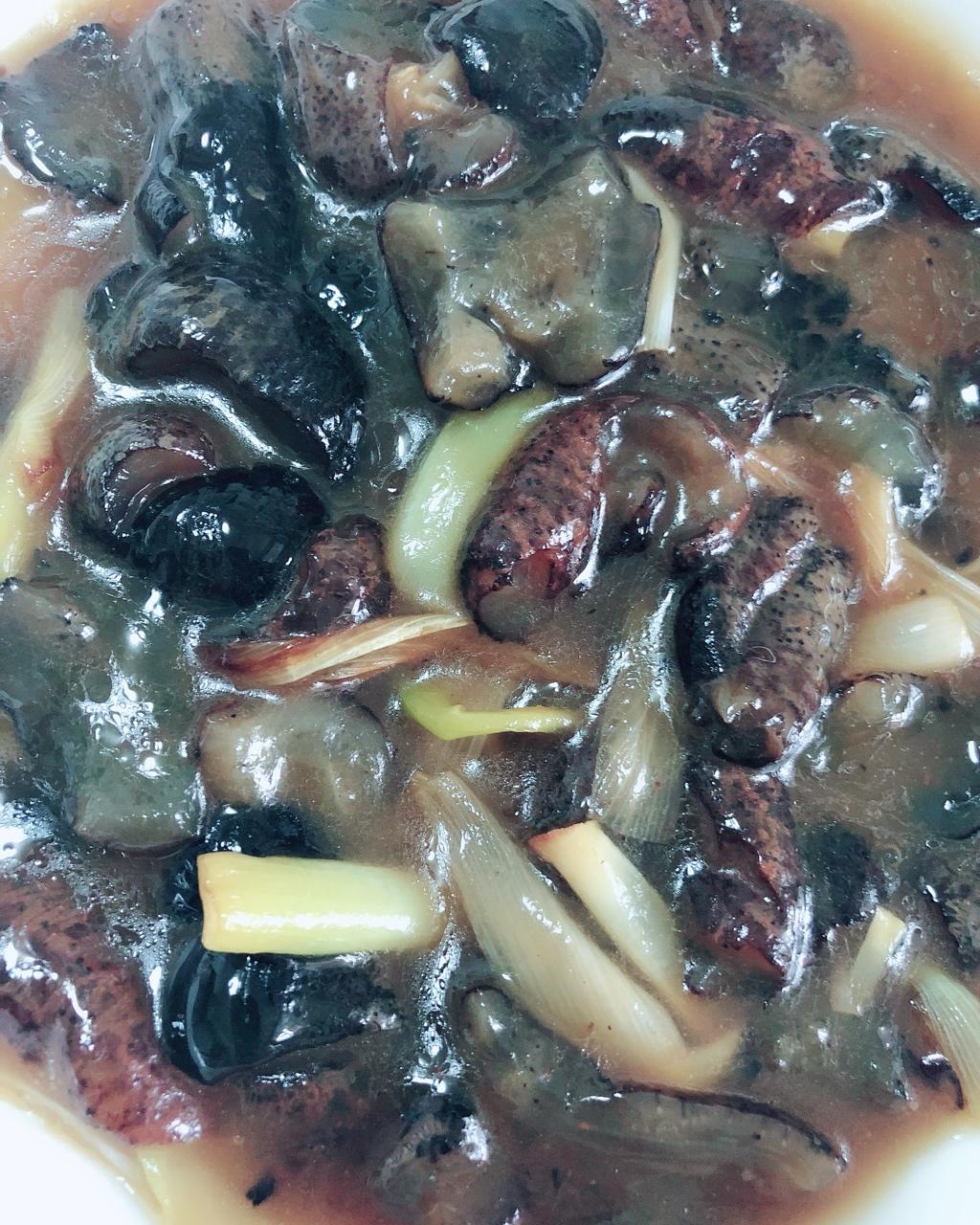 家庭版葱烧海参