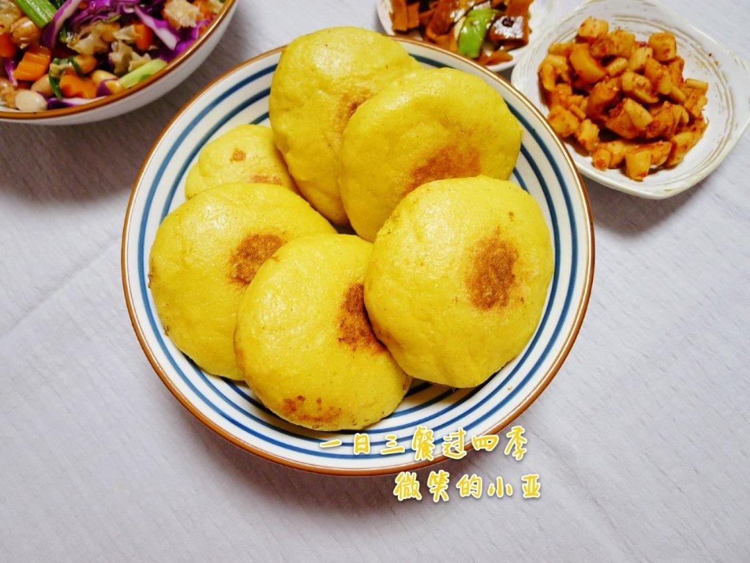 烙饼子（玉米饼子）