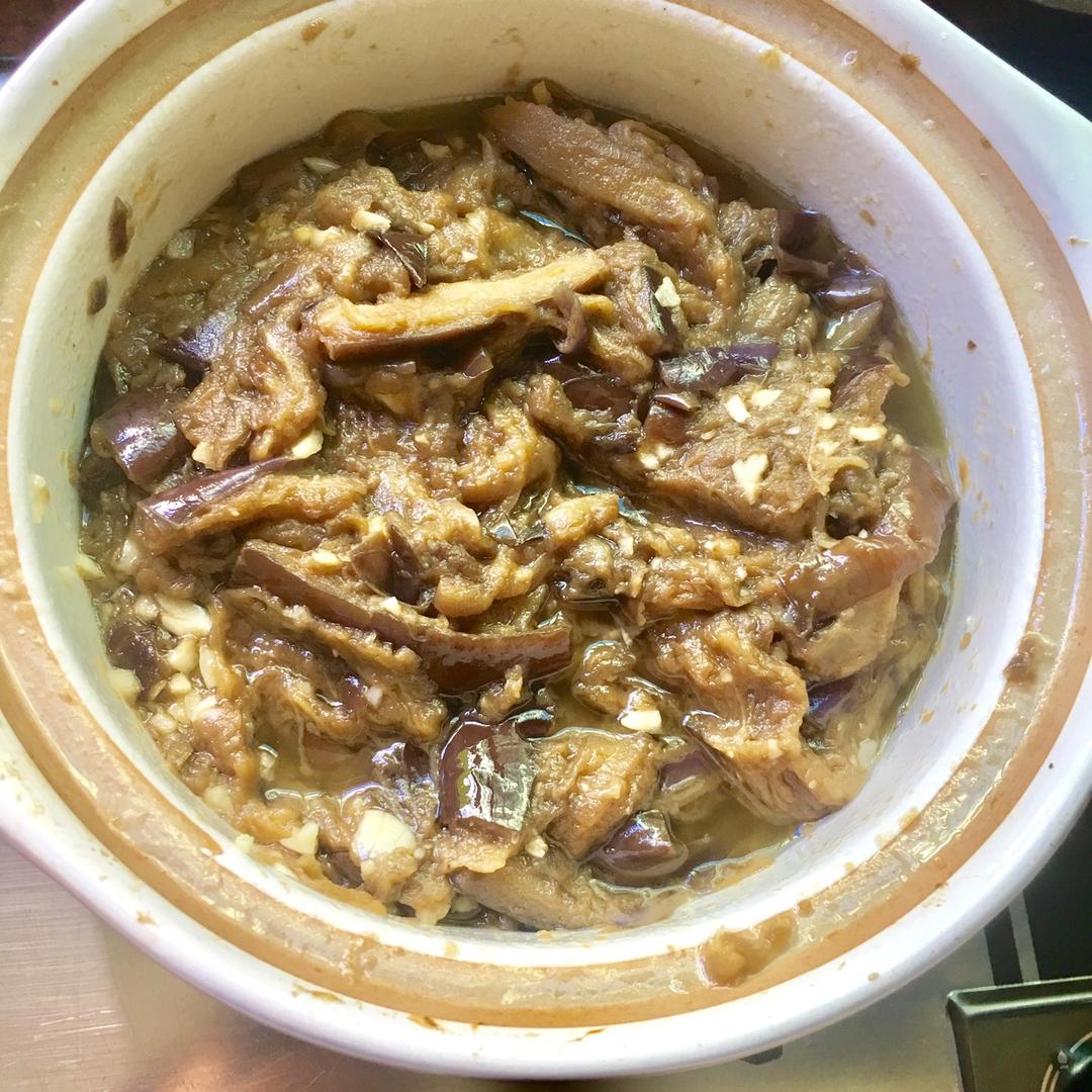 蚝油茄子煲