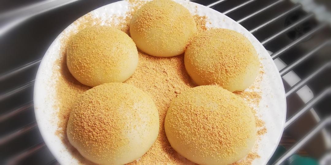 香甜软糯❗️好吃到哭的黄豆糯米球，巨简单～