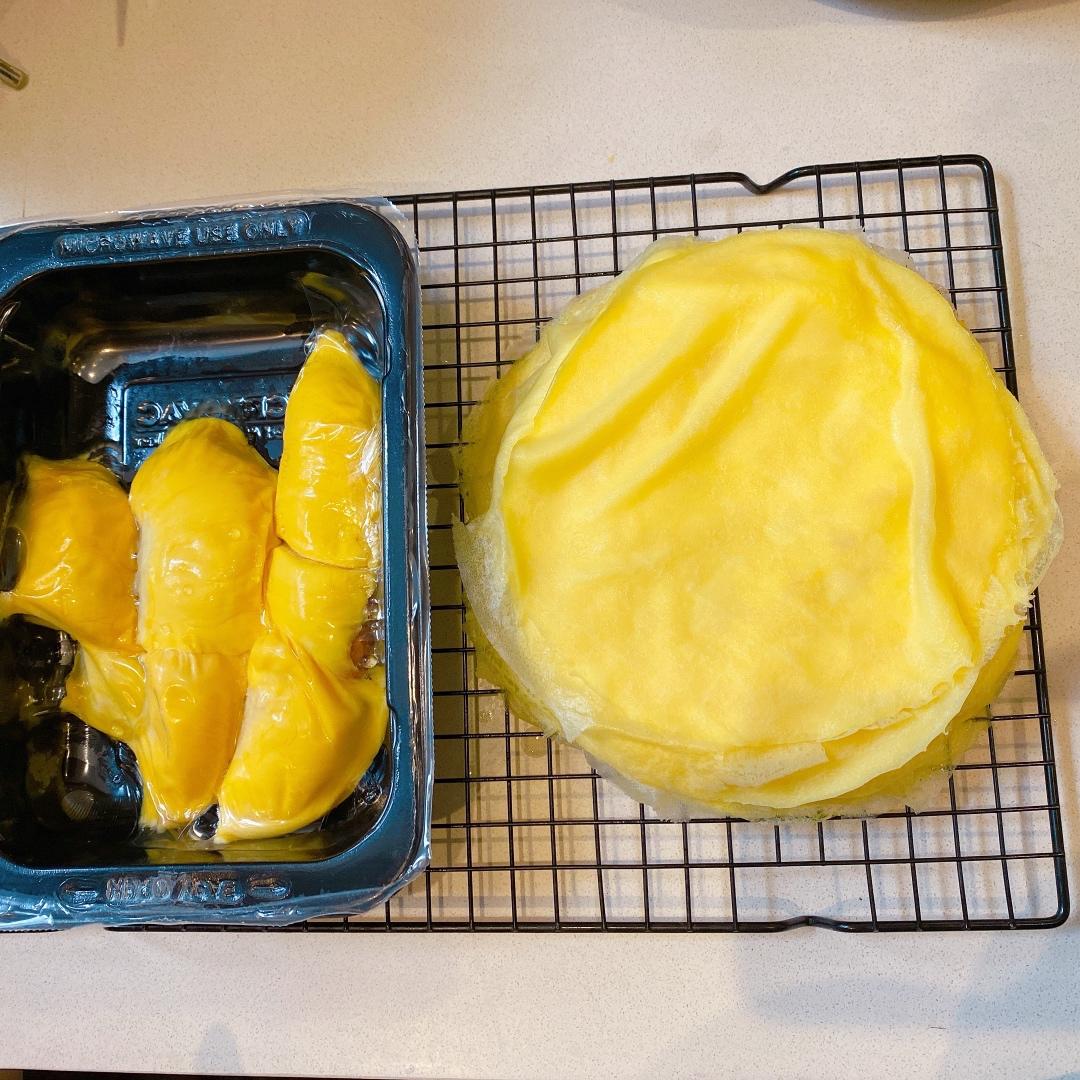 榴莲千层（超软糯蛋皮配方٩( ᐛ )و