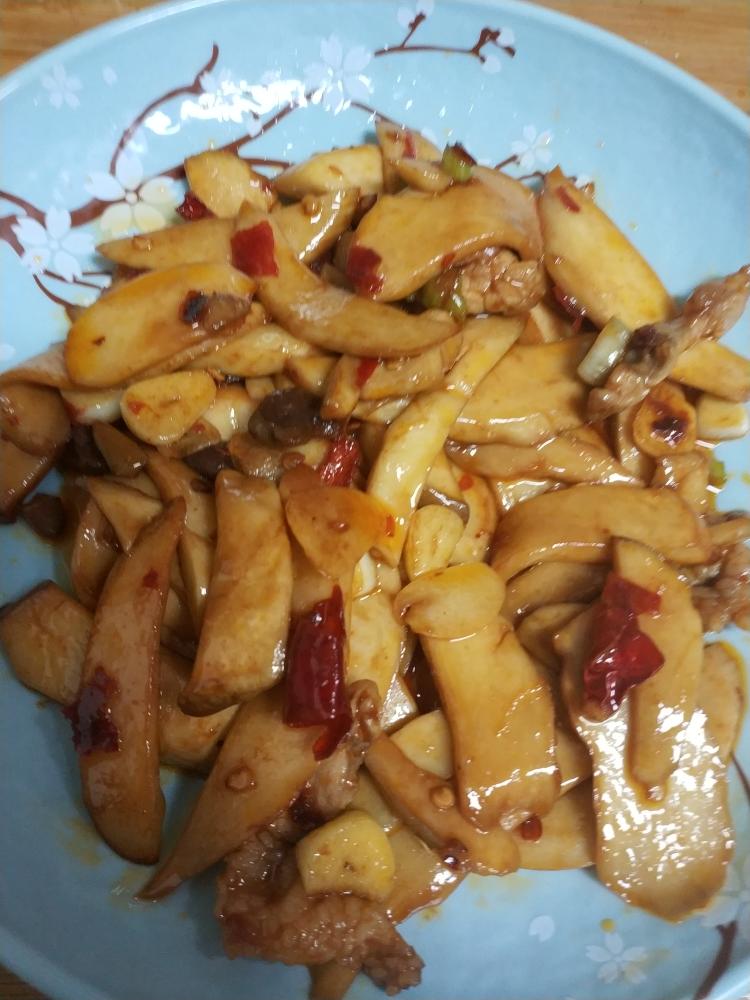 干锅杏鲍菇