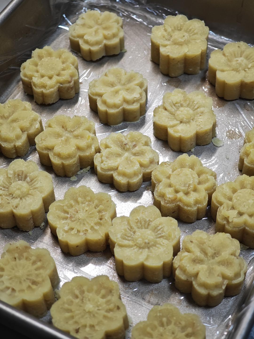 奶香绿豆糕（无豆腥味，超快手不麻烦）
