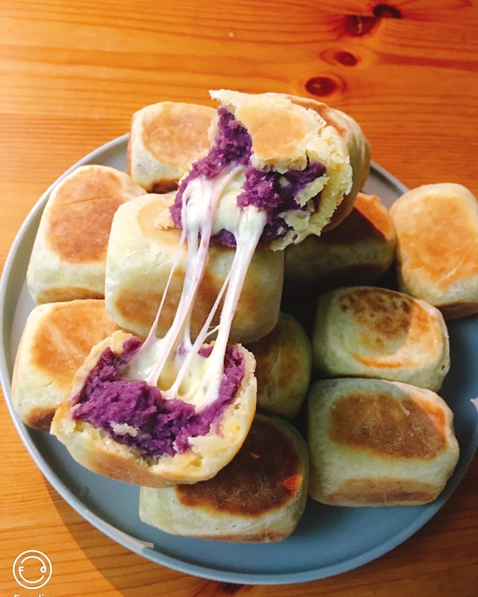 【爆浆紫薯仙豆糕】