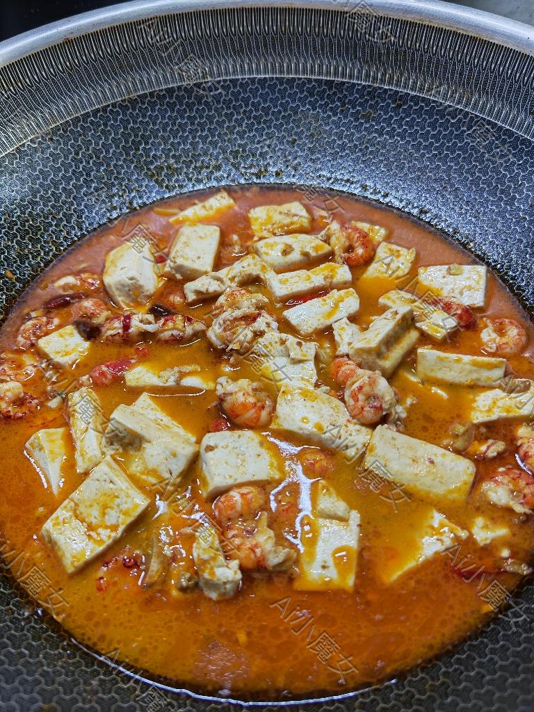 龙虾仁烧豆腐