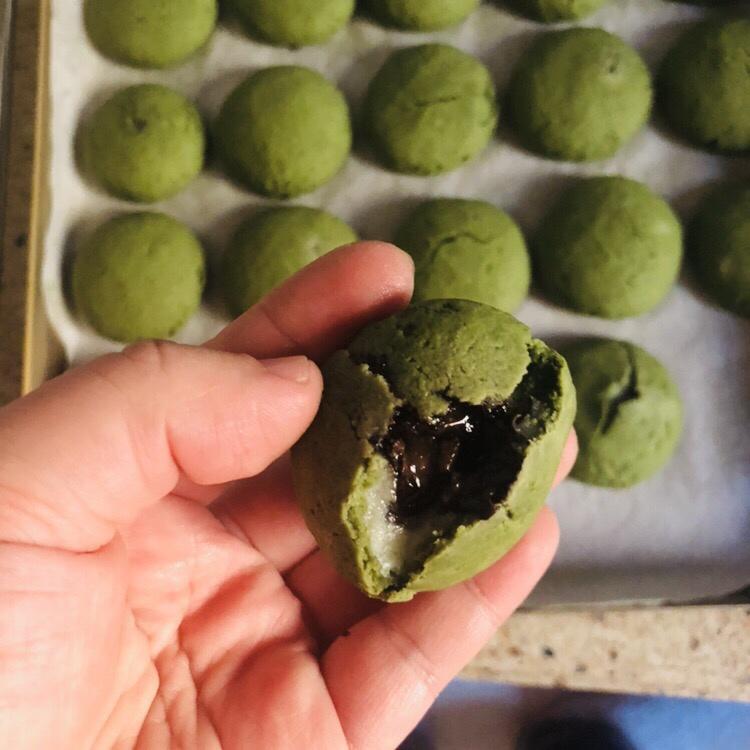 拉丝爆浆的麻薯曲奇