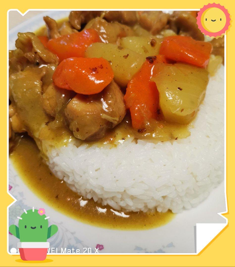 咖喱鸡肉饭