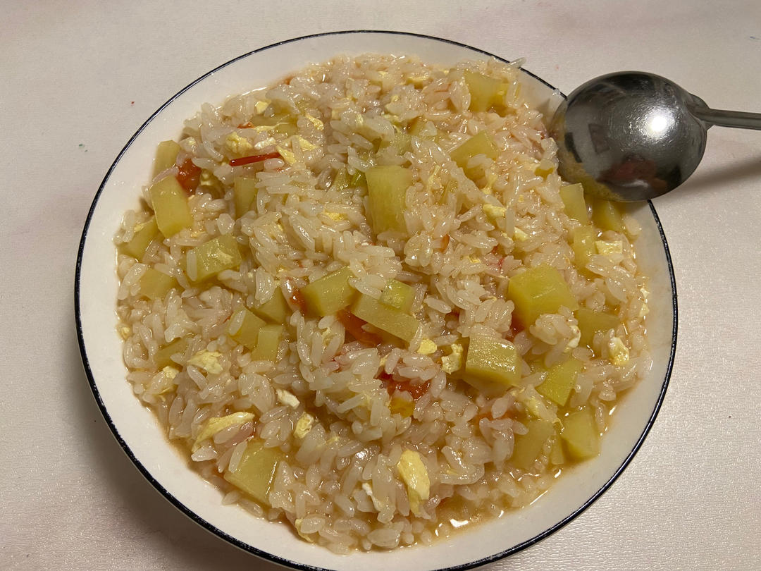 番茄土豆烩饭