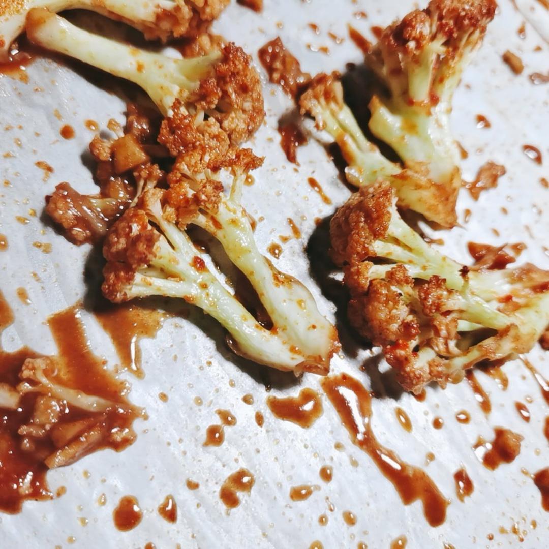 超好吃的低脂烤花菜㊙️做法简单，减脂必备