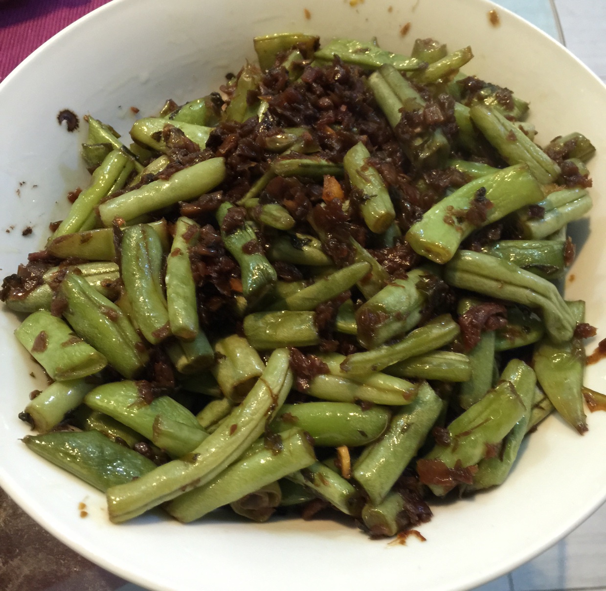 芽菜干煸四季豆