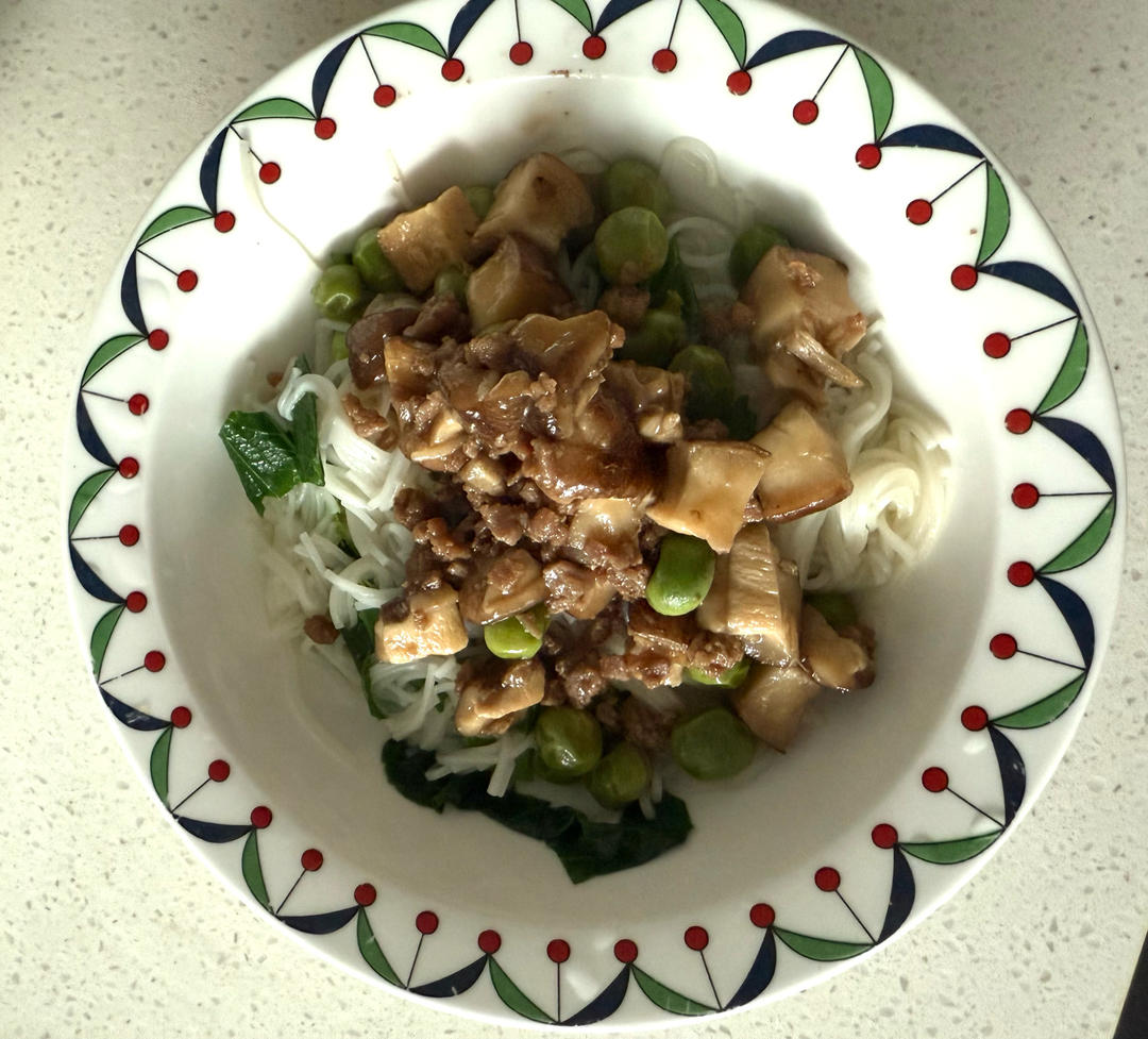 香菇肉沫面