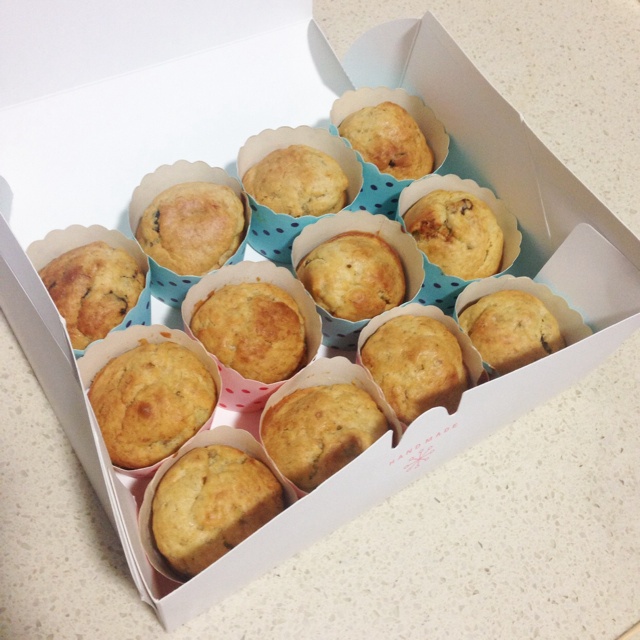 马芬 纸杯蛋糕cupcake香蕉松糕