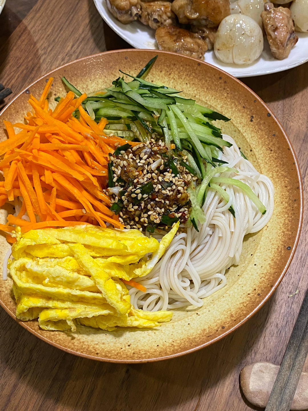 鸡丝凉面(快手菜)