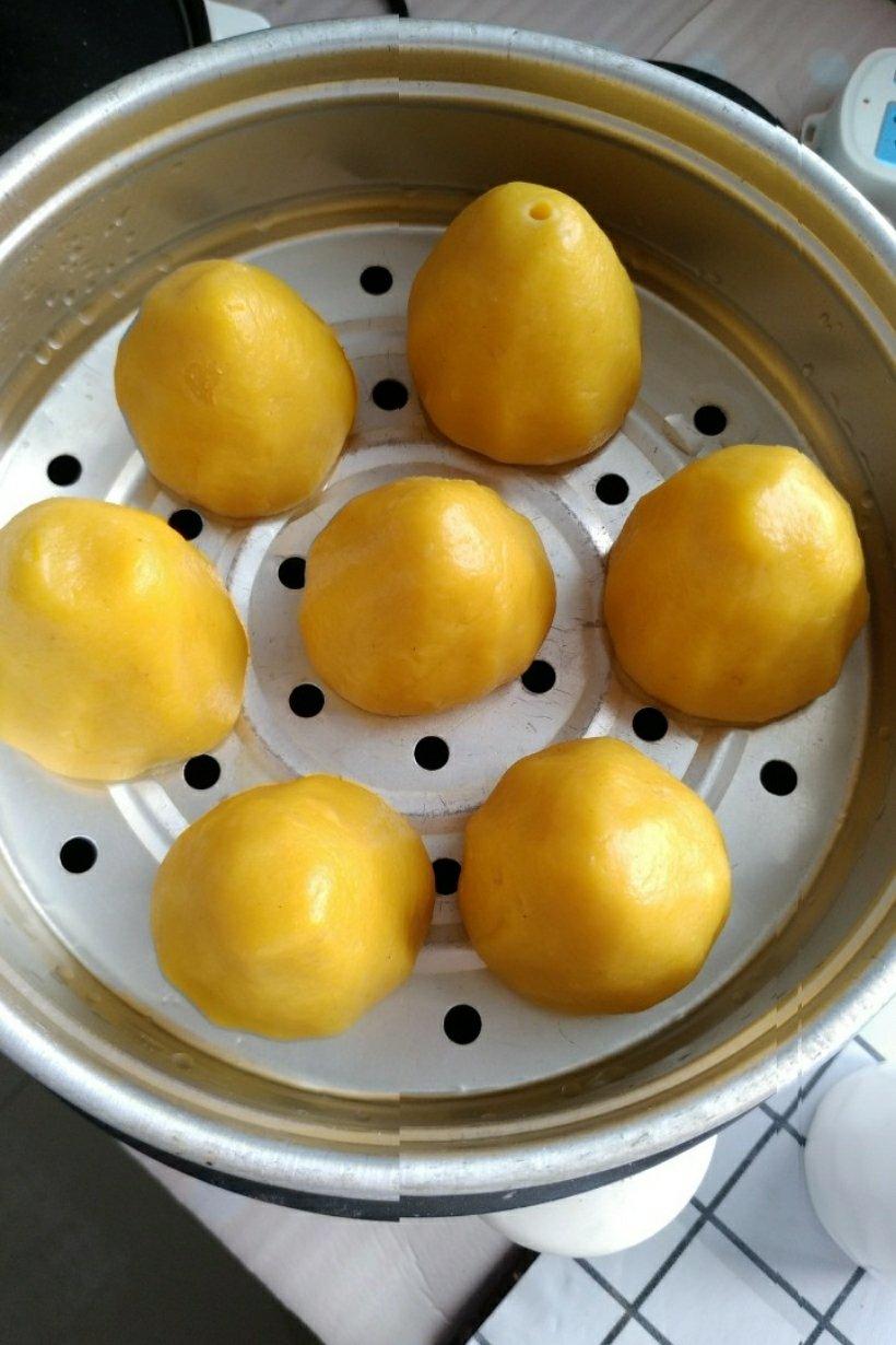 奶香糯米窝窝头