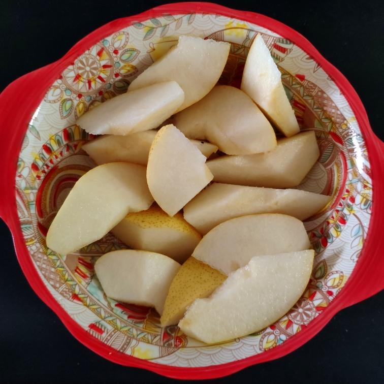 感冒可吃的微波炉热梨