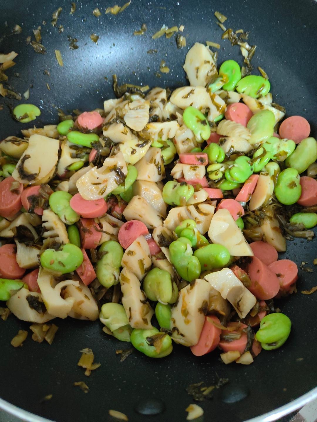 春日特别限定-春笋蚕豆焖饭